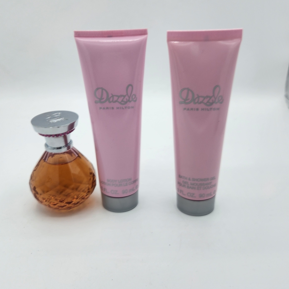 Paris Hilton Dazzle Perfume Lotion Shower Gel Gift Set